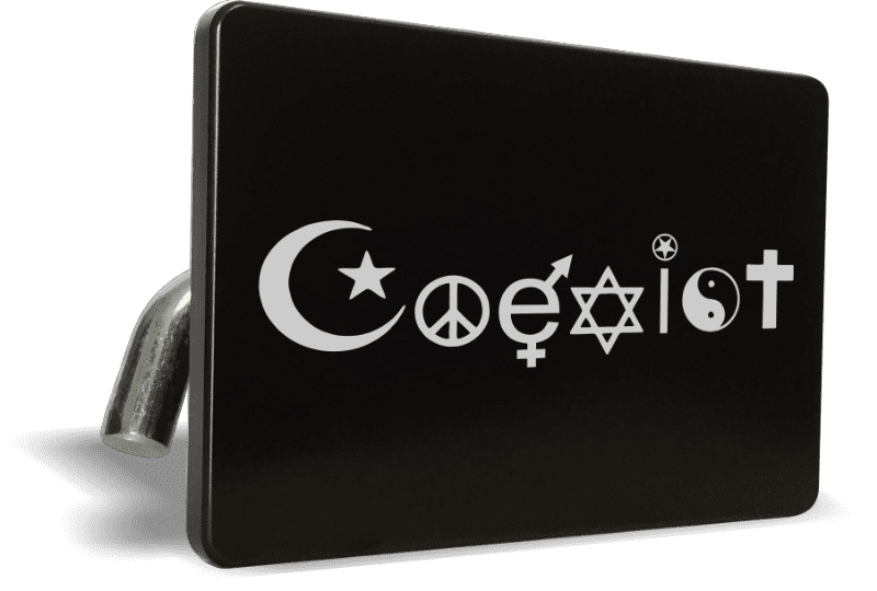 Coexist - Tow Hitch Cover